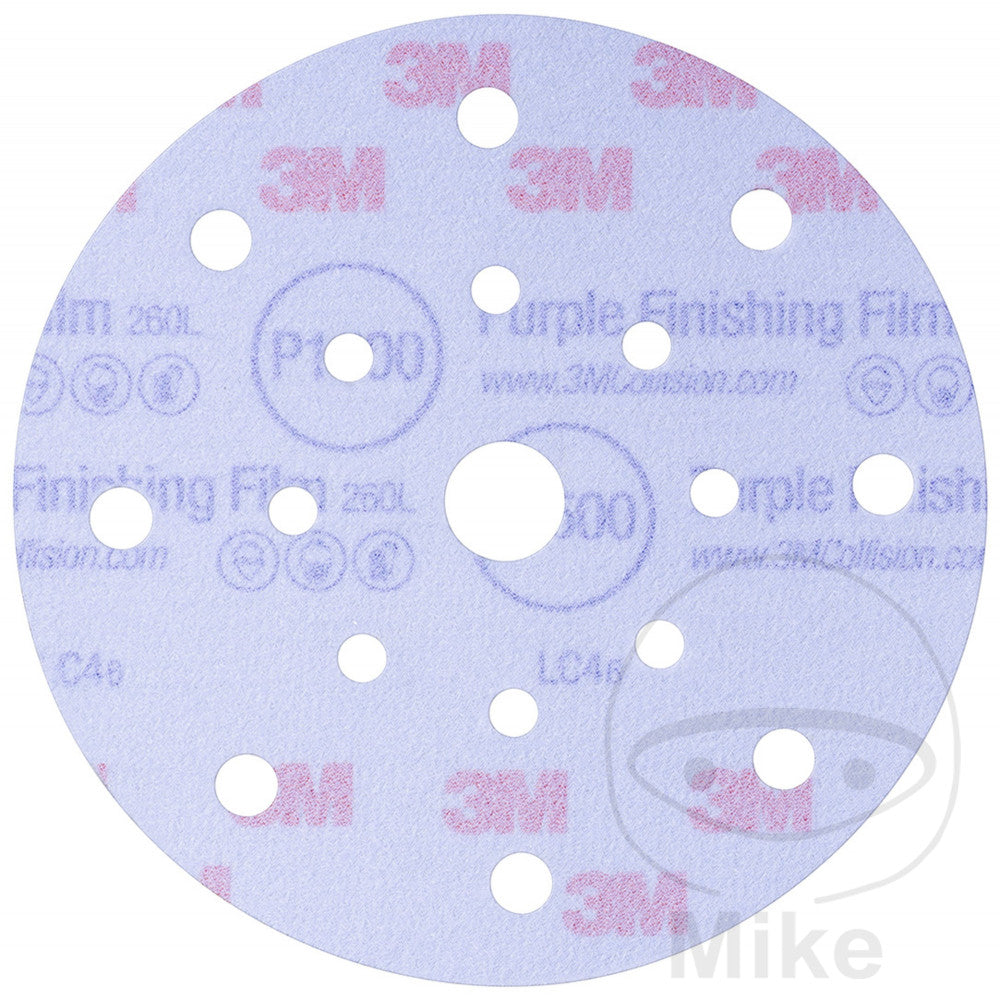 Meules KLETT150 K1200 Hookit 260L + nettoyant moteur violet 17L 3M