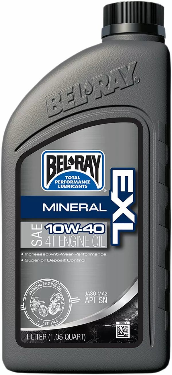 Huile minérale BEL-RAY pour moteurs 4 temps EXL