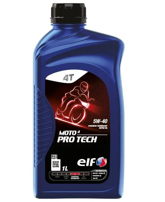 Huile moteur ELF Moto 4 Pro Tech 5W-40 synthétique