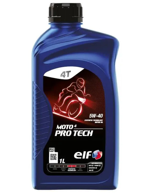 Huile moteur ELF Moto 4 Pro Tech 5W-40 synthétique