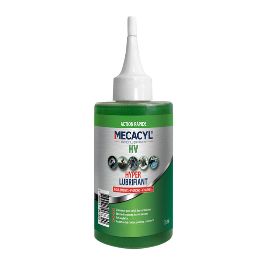 Lubrifiant chaîne et pignon Mecacyl HV hyper lubrifiant 125 ml
