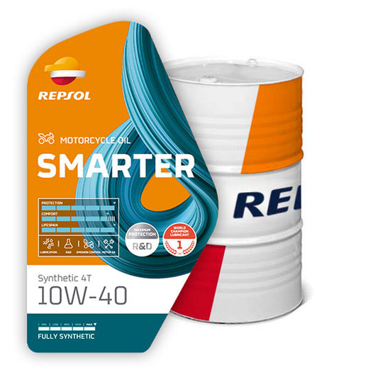 Huile moteur Repsol Smarter Synthetic 4T 10W-40 60 L