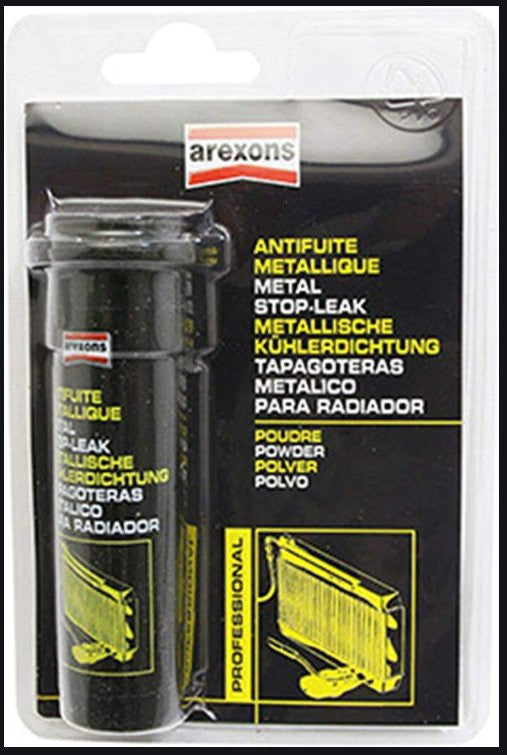 Antifuite métallique moteur radiateur en poudre 25 g Arexons