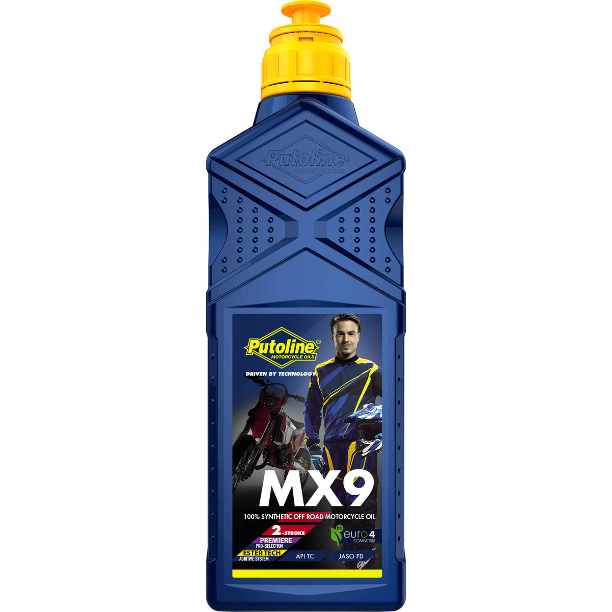 Huile moteur 2T MX9 Ester tech 100% synthèse 1L Putoline