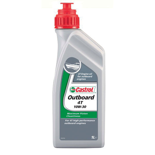 Castrol Huile 4T Nautisme Outboard Semi-Synthèse 1L