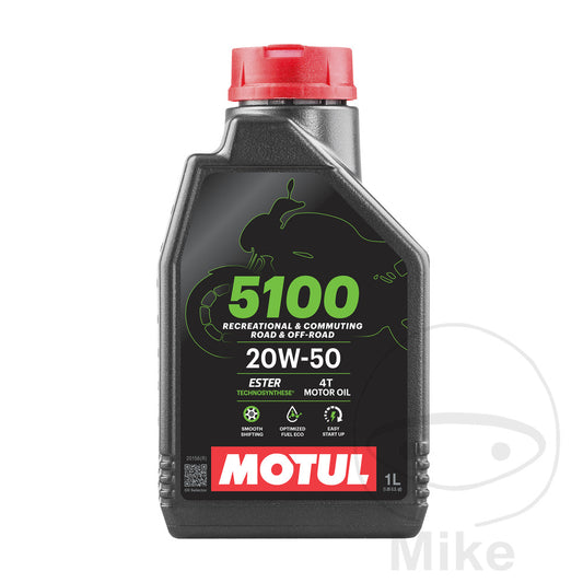 Huile moteur Motul 20W50 4T 1L MTL HC-SYN 5100