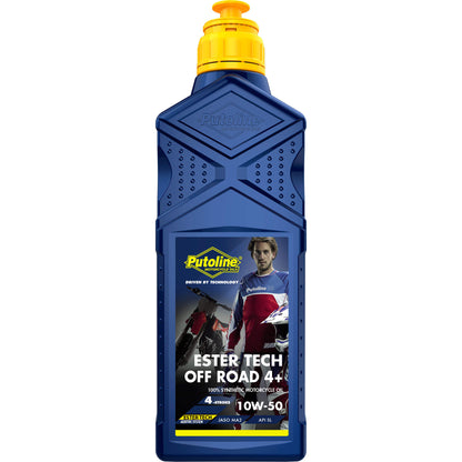 Huile moteur 4T Ester Tech Off Road 4+ 10W50 synthèse 1L Putoline 70636