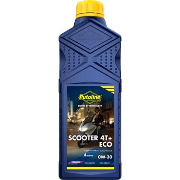 Huile moteur 4 temps 0W-30 Putoline Scooter 4T+ ECO 1L