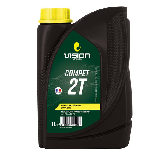 Vision Compet Huile 2T 1L 100% Synthèse Ester