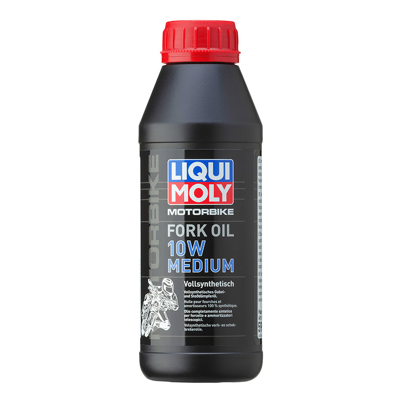 Huile de fourche Liqui Moly 10W Fork Oil Medium 500 ml synthèse