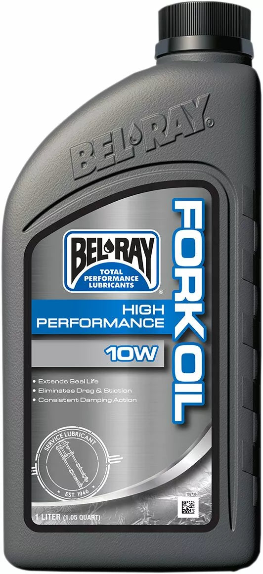 Huile de fourche haute performance BEL-RAY 10W 1L