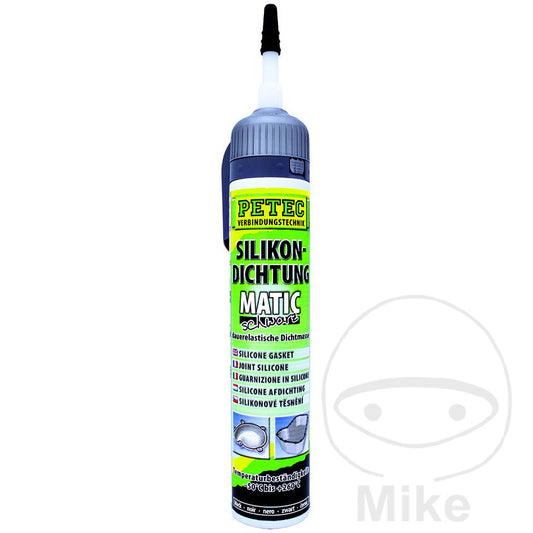 Mastic silicone noir 200 ml Petec