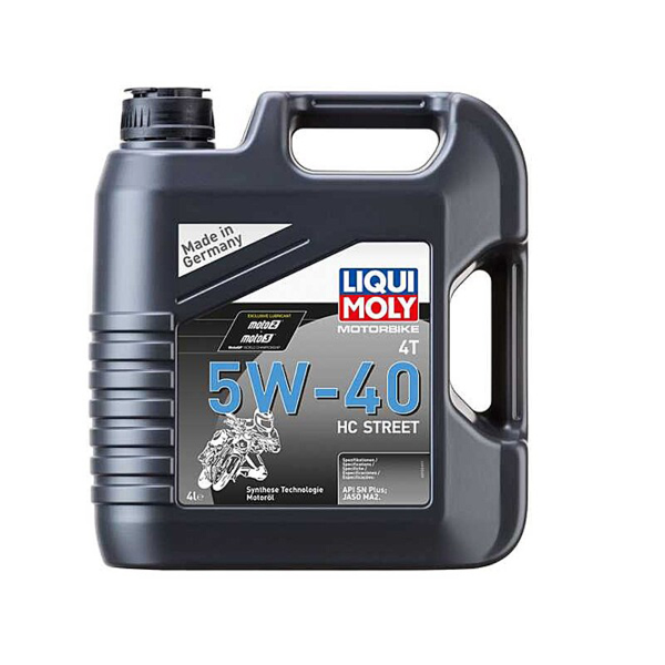Huile moteur 4 temps LIQUI MOLY HC Street 4T 5W40 synthétique 4 L