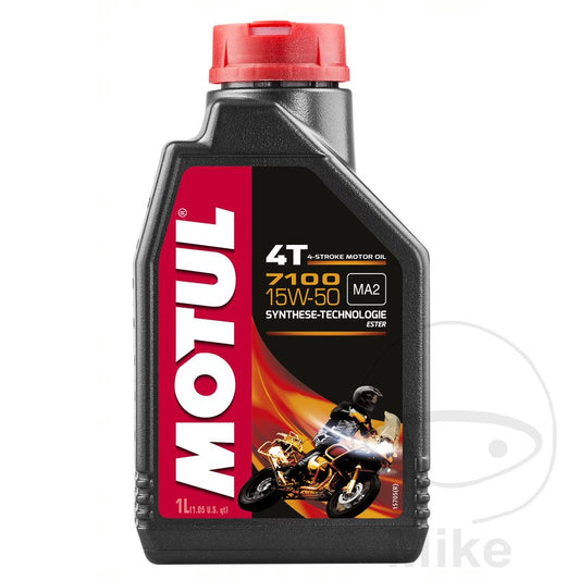 Huile moteur Motul 15W50 4T 1L MTL SYN 7100