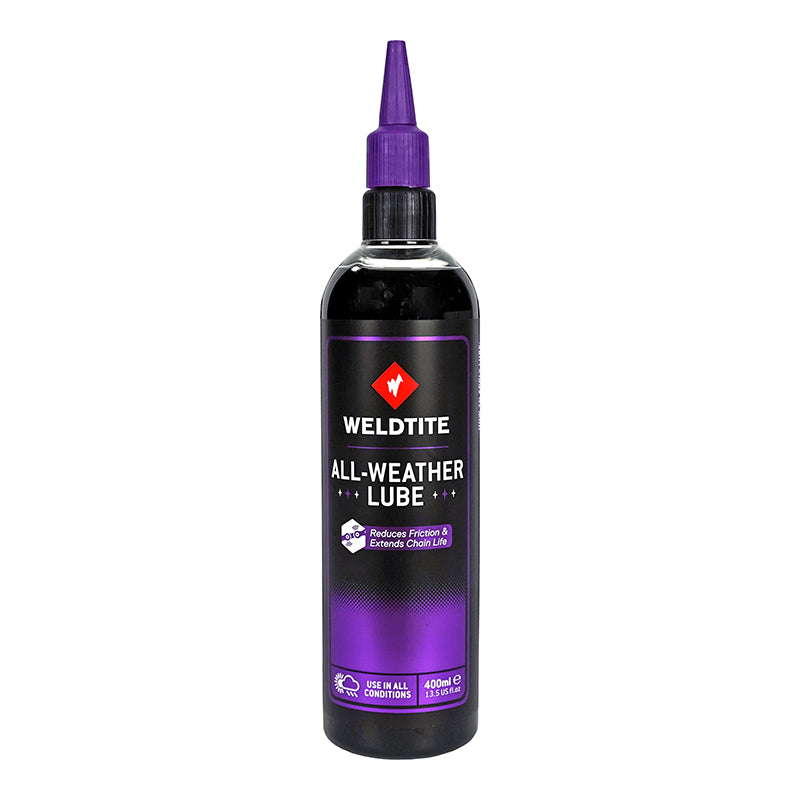 Lubrifiant chaîne vélo Weldtite All Weather Teflon 400ml