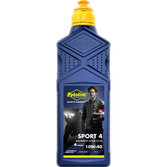 Huile moteur 4T sport 4R 10W40 semi-synthétique 1L Putoline 74384