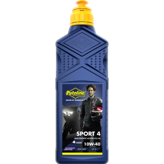 Huile moteur 4T sport 4R 10W40 semi-synthétique 1L Putoline 74384