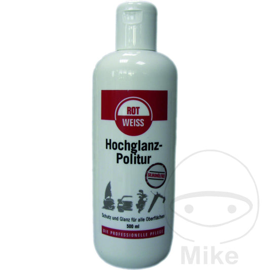 Rotweiss Poli brillant 500 ml Rouge-blanc sans silicone