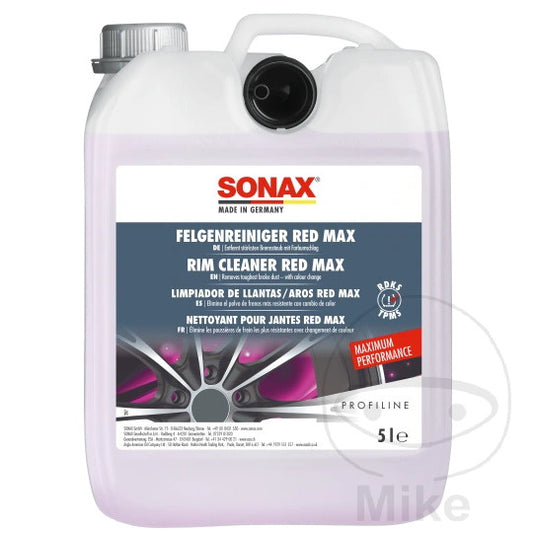 Nettoyant pour jantes RED Max 5 litres Sonax