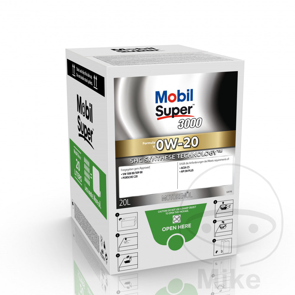 Huile moto Mobil 0W20 20L
