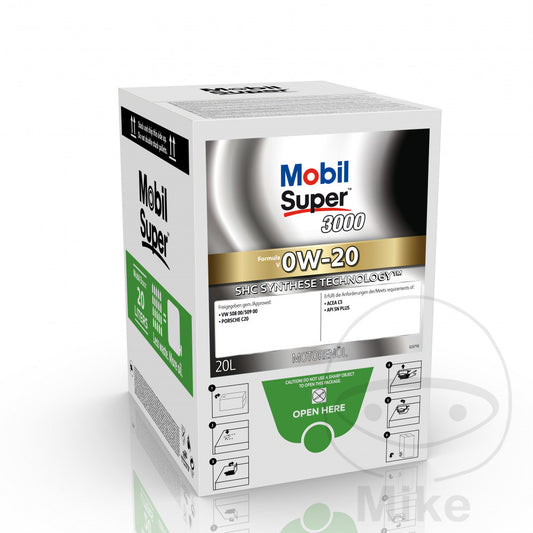 Huile moto Mobil 0W20 20L