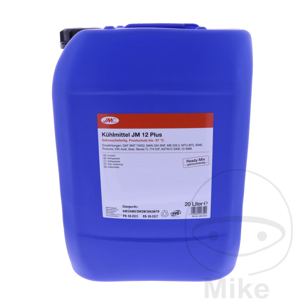 Liquide de refroidissement JM 12+ 20 L avec antigel Ready-Mix JMC