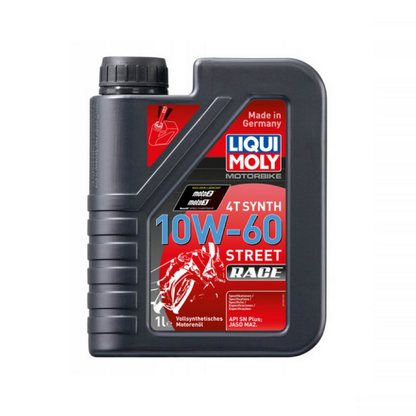 Huile moteur 4 temps Liqui Moly Street Race 4T 10W60 1 L synthèse