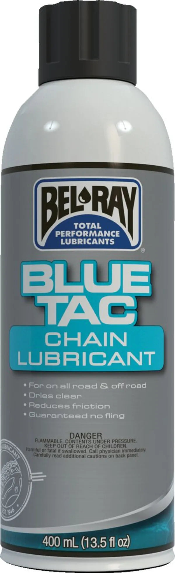 Lubrifiant chaîne Blue Tac 400 ml BEL-RAY