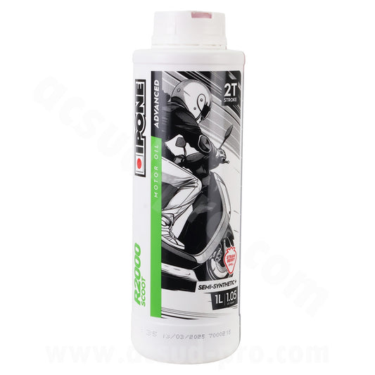 Huile Ipone 2T R2000 Scooter semi-synthèse senteur fraise 1L