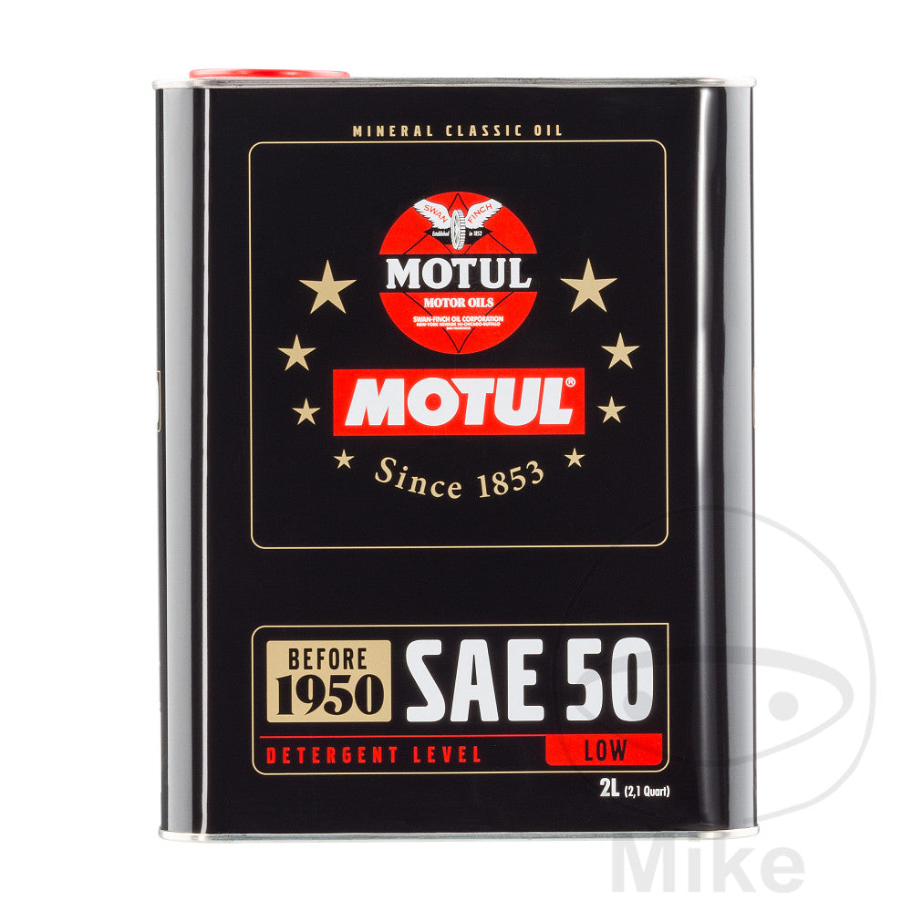 Huile Moteur Motul Classic 50W 4T minérale 2 L