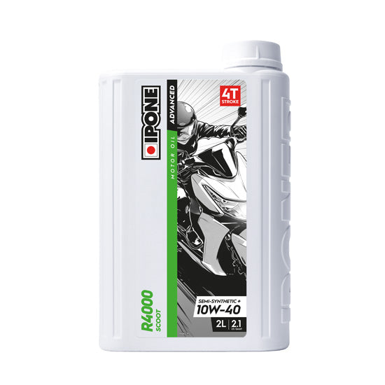 Ipone Huile moteur 4T R4000 Scoot 10W40 2 L