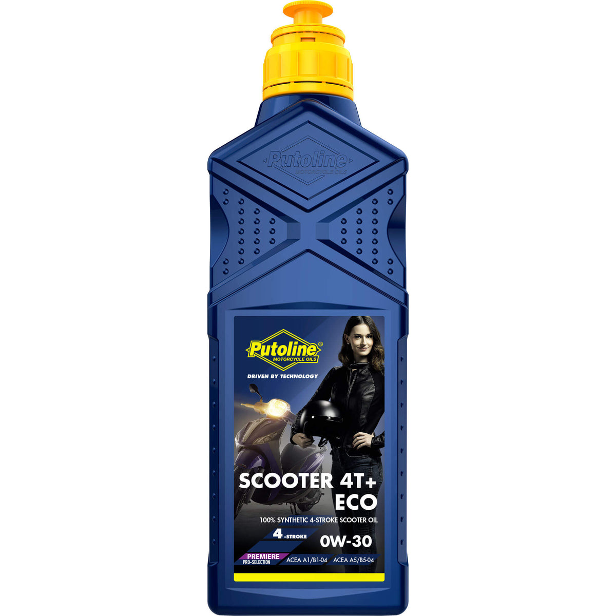Huile moteur 4T Putoline 0W30 100% synthèse 1L Start and Stop