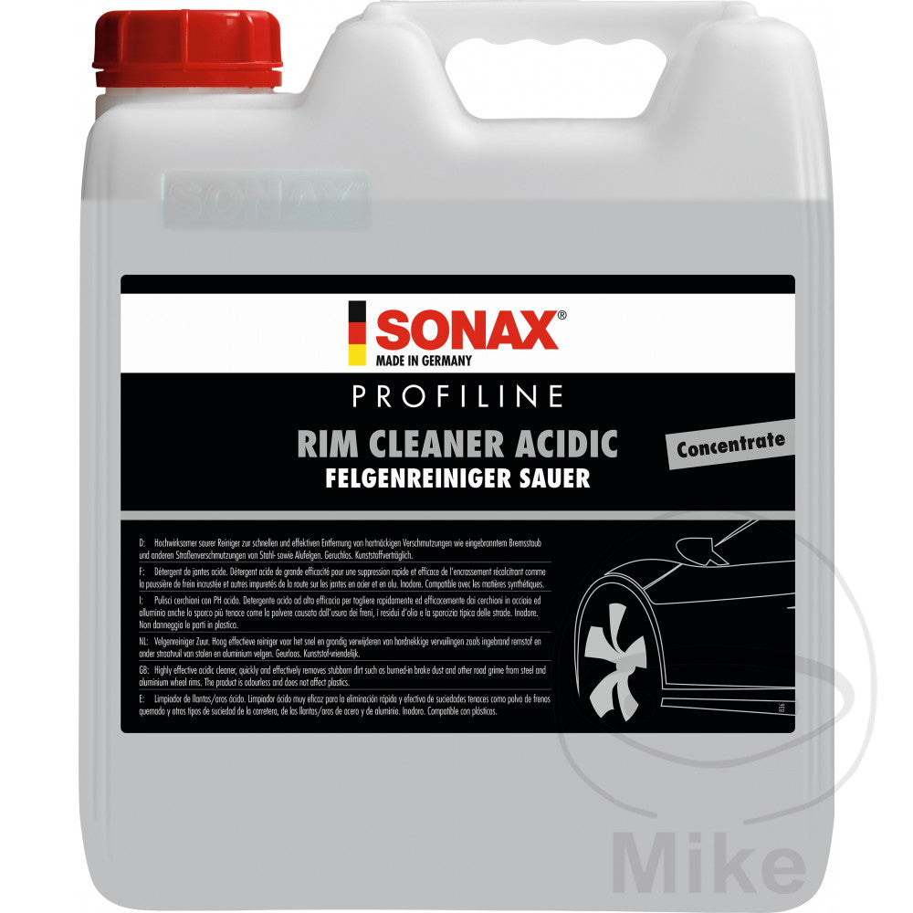 Nettoyant pour jantes 10 litres Sonax avec robinet de vidange