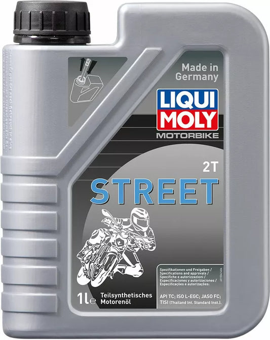 Huile moteur 2 temps Liqui Moly Moto Street 2T semi-synthétique 1 L
