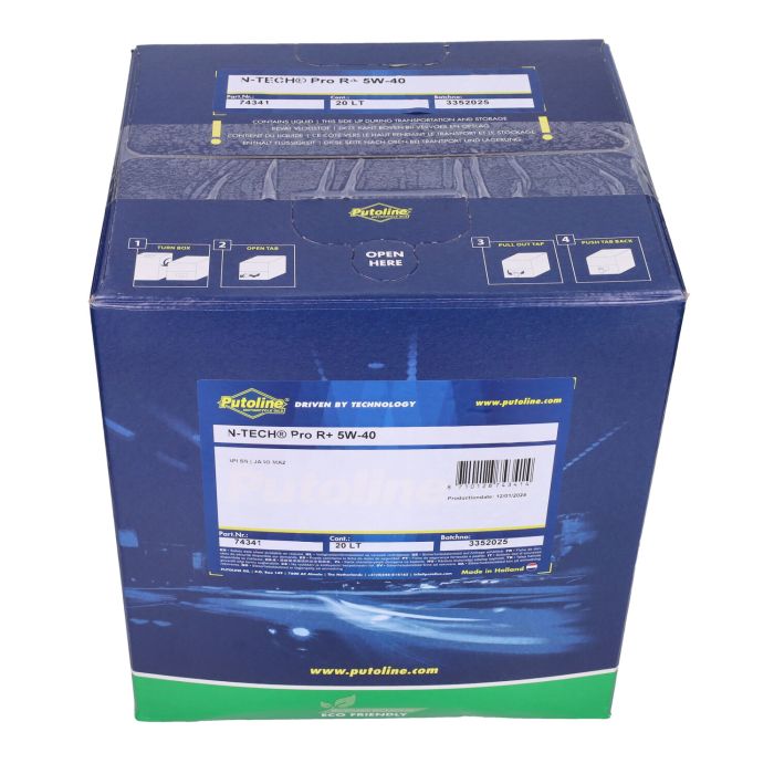 Huile moteur Putoline N-TECH® PRO R+ 5W40 synthétiseur complet 15L