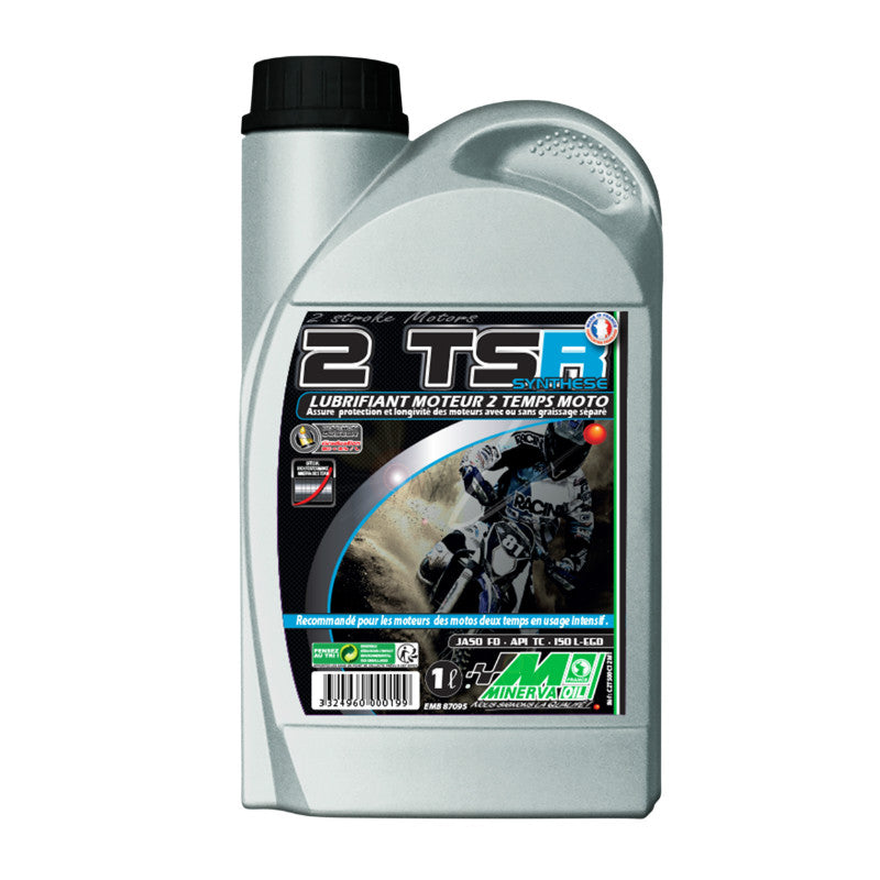 Huile moteur 2 temps MINERVA OIL synthétique 1L