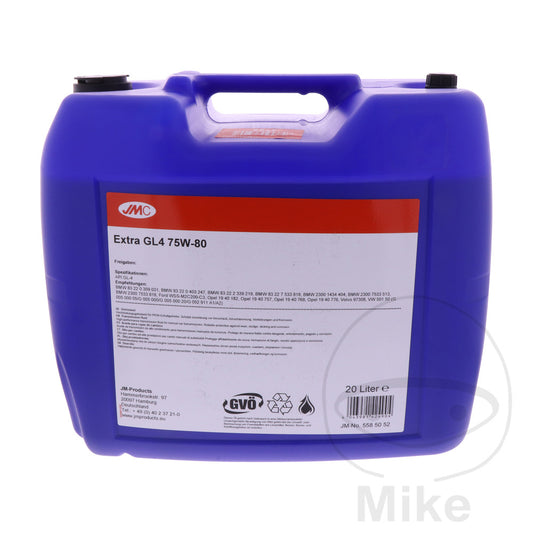 Huile boîte de vitesse GL4 75W80 20L JMC EXTRA Alternative 5580456