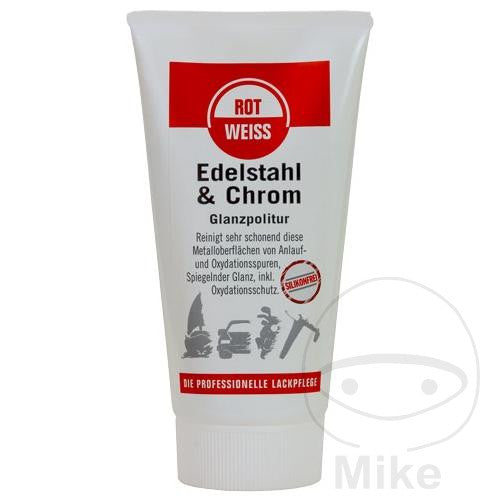 Nettoyant acier poli et chrome 150 ml Rotweiss