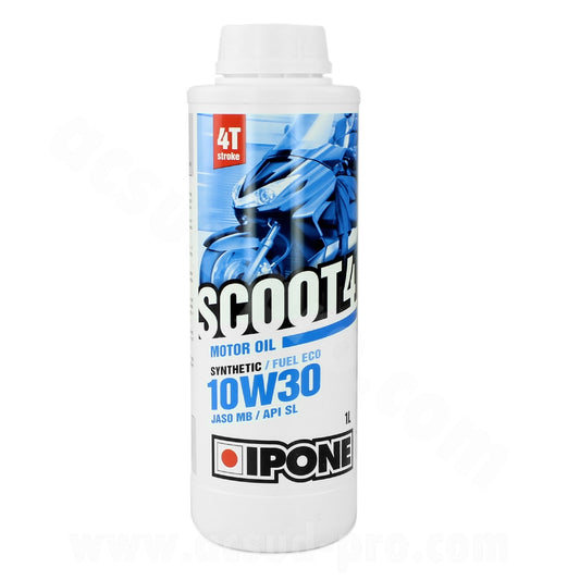 Huile moteur Ipone 4T scooter 10W30 synthèse 1L