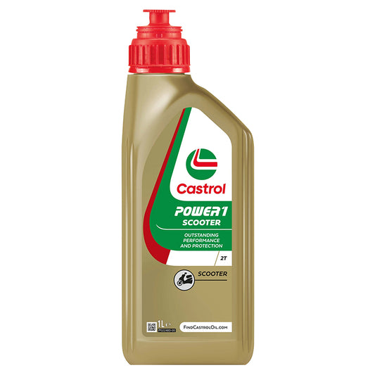 Huile moteur 2 temps Castrol Power 1 Scooter 2T semi-synthétique 1 L