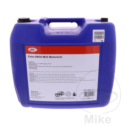 Huile moto 0W30 MU5 20L JMC EXTRA Alternative 5580423