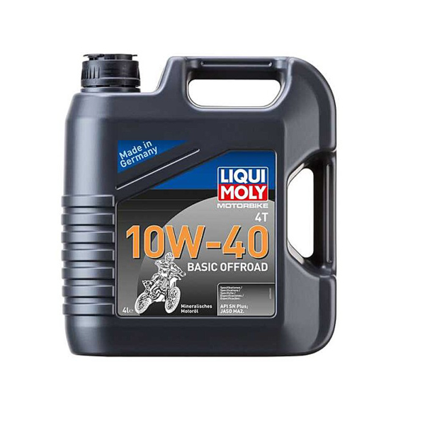 Huile moteur 4 temps Liqui Moly Basic Offroad 4T 10W40 minérale 4 L