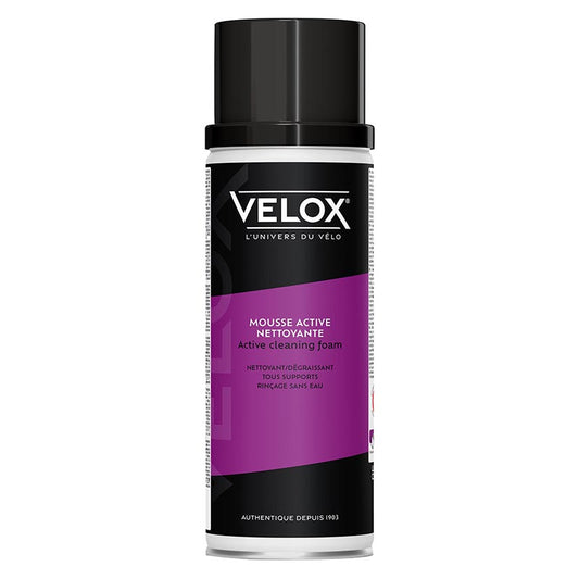 Nettoyant dégraissant vélo Velox tous supports mousse active aérosol 500 ml