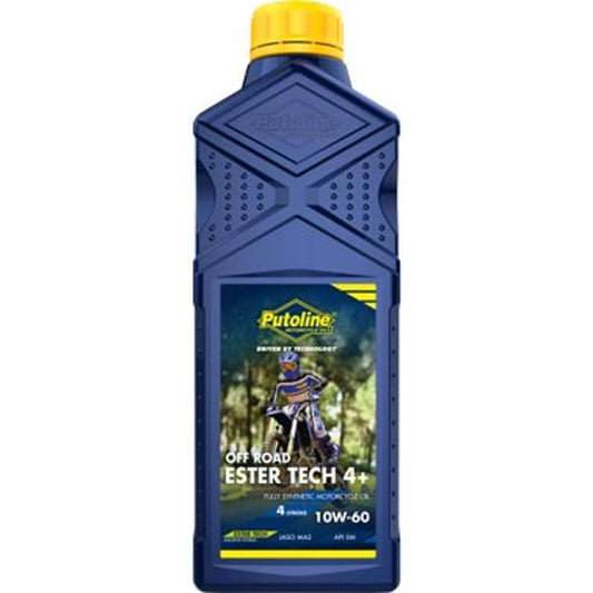 Huile moteur 4T Ester Tech Off Road 4+ 10W60 synthèse Putoline 70638 (1L)