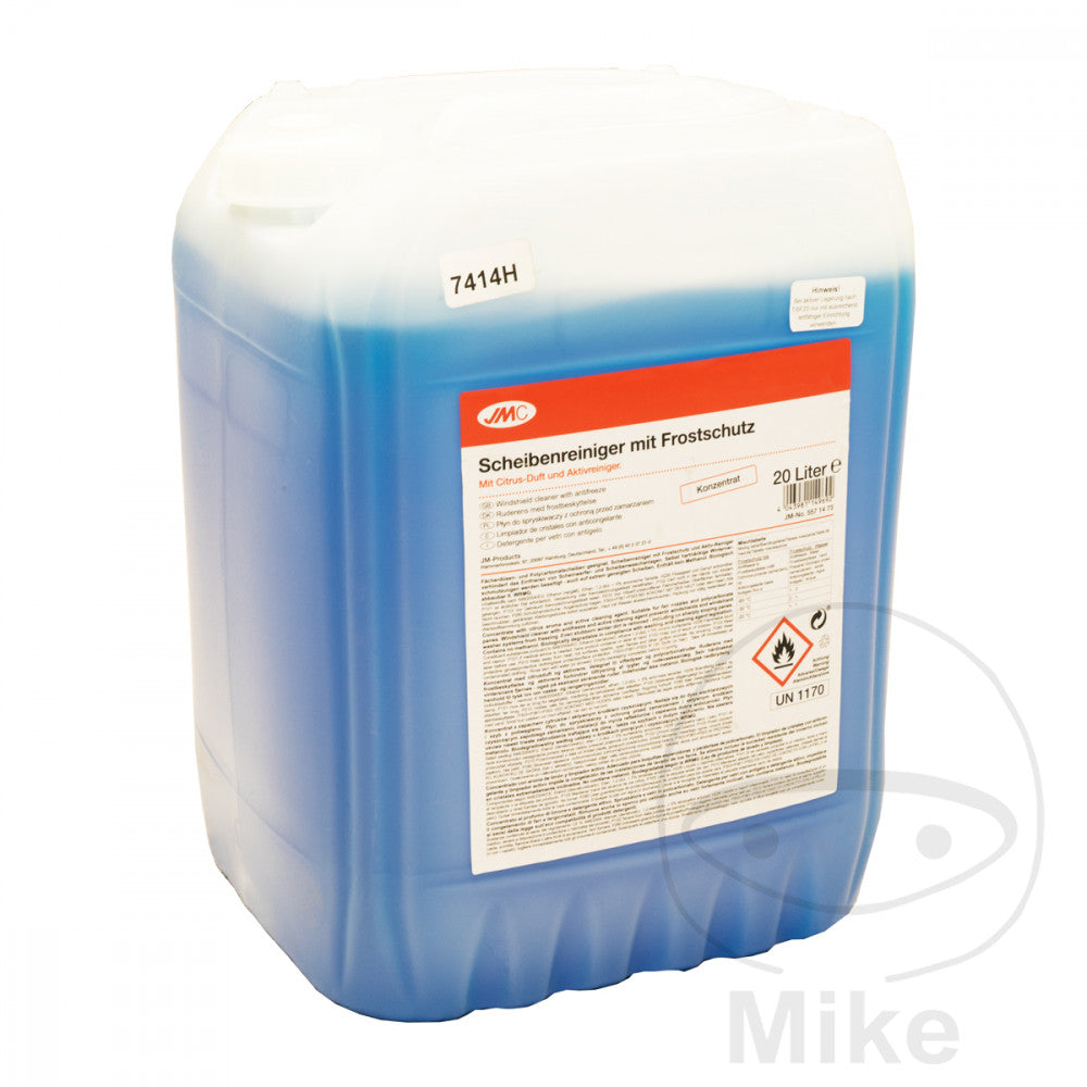 Nettoyant pour vitres Citrus 20 litres JMC avec robinet de vidange antigel 6502028