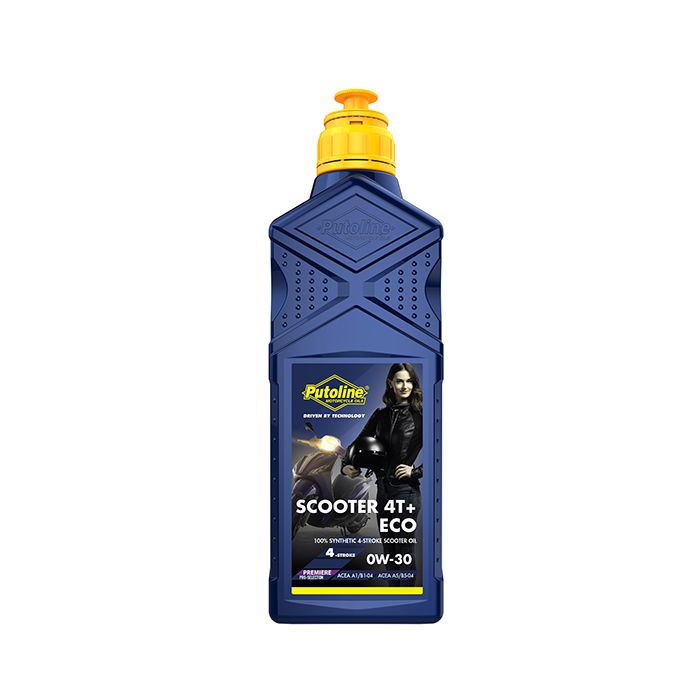 Huile moteur Putoline 0W30 synthétique complet scooter 4T Eco 1L