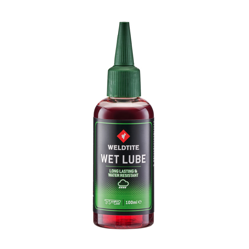 Lubrifiant chaîne vélo Weldtite TF2 wet lube conditions humides 100 ml