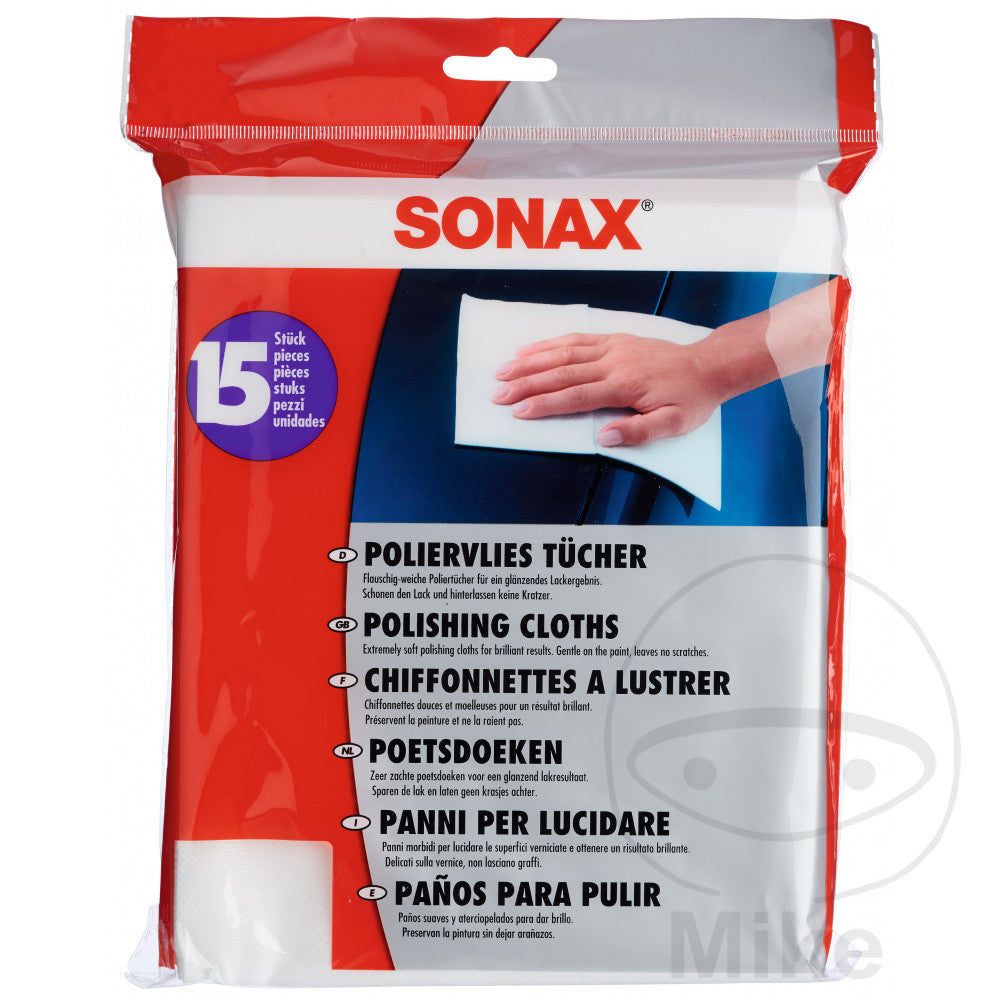 Chiffon de polissage en non-tissé, paque Contenu: 15STCK