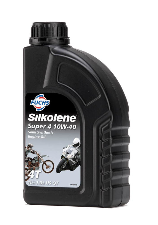Silkolene Super 4 10W40 - Huile moteur 4T semi-synthèse 1L