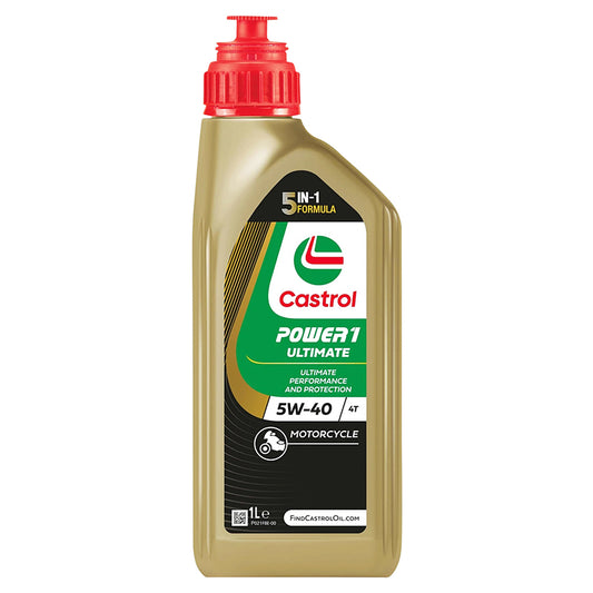 Huile moteur 4 temps Castrol Power 1 Ultimate 4T 5W40 1L
